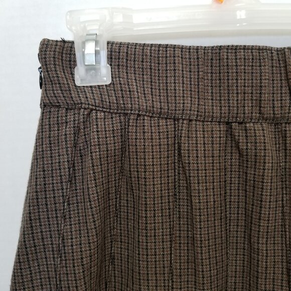 Abercrombie & Fitch skirt Small plaid houndstooth pleated high rise schoolgirl - Picture 7 of 15